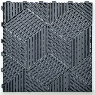 PLACI MODULARE VHM 3D PENTRU PODEA 40X40 CM - GRI