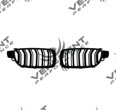 Grila Nari BMW Seria 3 F30 2012 - 2018 Piano Black