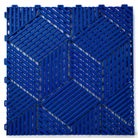 PLACI MODULARE VHM 3D PENTRU PODEA 40X40 CM - ALBASTRU INCHIS