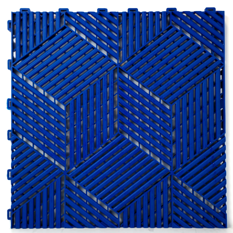 PLACI MODULARE VHM 3D PENTRU PODEA 40X40 CM - ALBASTRU INCHIS