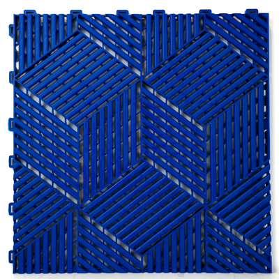 PLACI MODULARE VHM 3D PENTRU PODEA 40X40 CM - ALBASTRU INCHIS