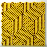 PLACI MODULARE VHM 3D PENTRU PODEA 40X40 CM - GALBEN