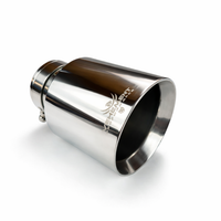 TIPS ORNAMENT TOBA - EVACUARE DIN INOX CHROME 101MM, INTRARE 76MM, LUCIOS